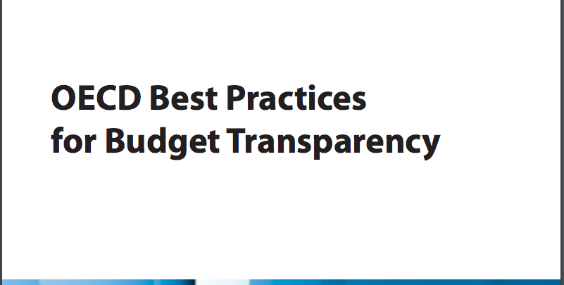 OCDE - Best Practices Budget Transparency
