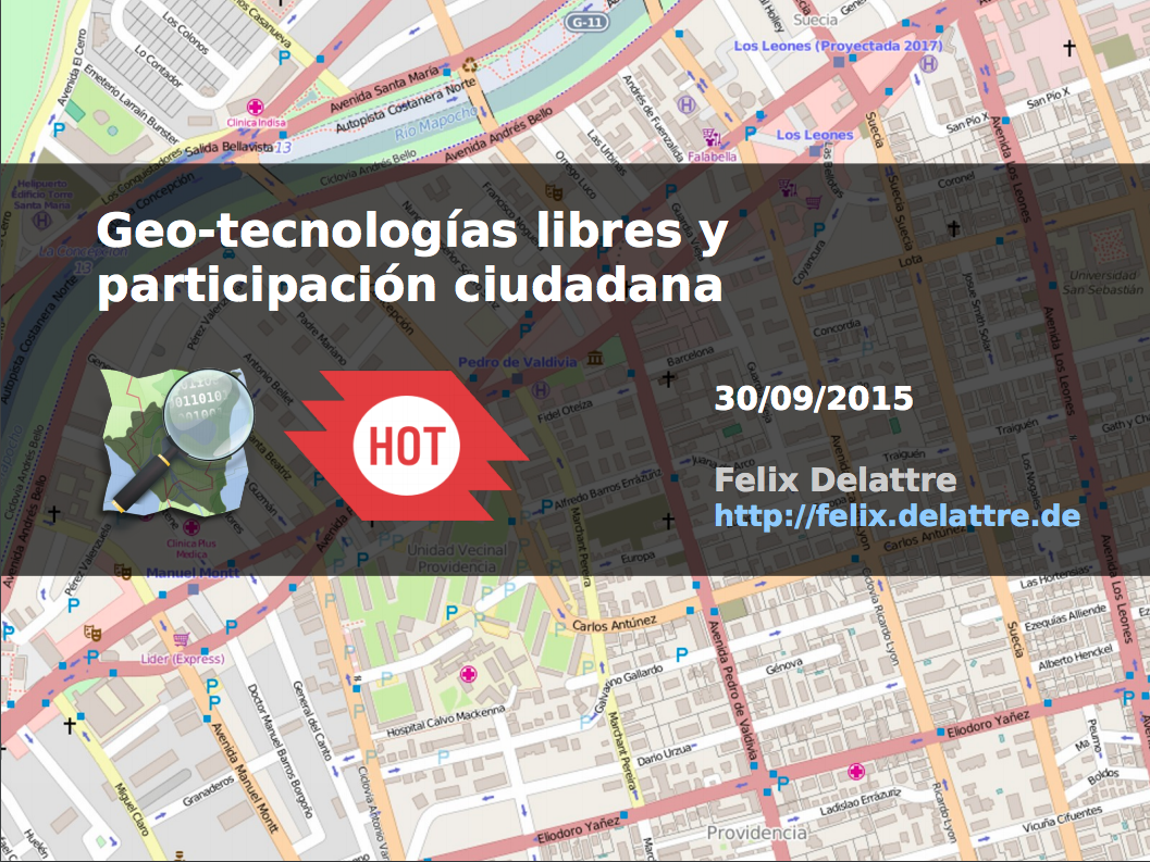 Felix Delattre - Tecnologías libres. Open street map. Nicaragua.