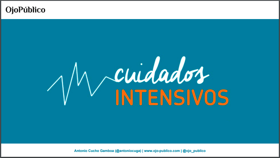 Antonio Cucho - Cuidados intensivos. Ojo público. Perú.