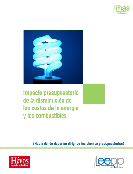 Impacto presupuestario de la disminución de los costos de la energía y los combustibles